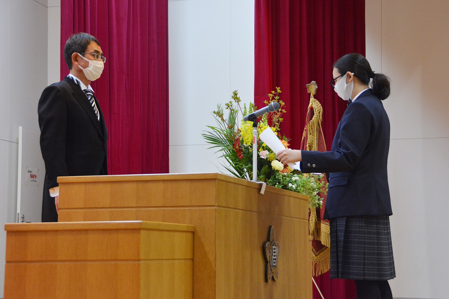 夢の実現へ努力の第一歩＊栗山高校入学式