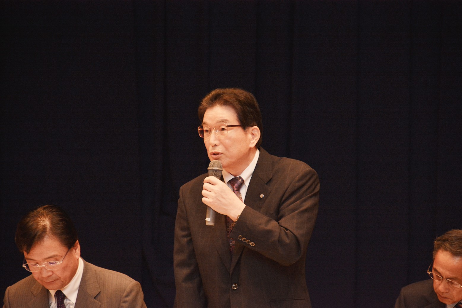 町民と意見を交換＊まちづくり懇談会