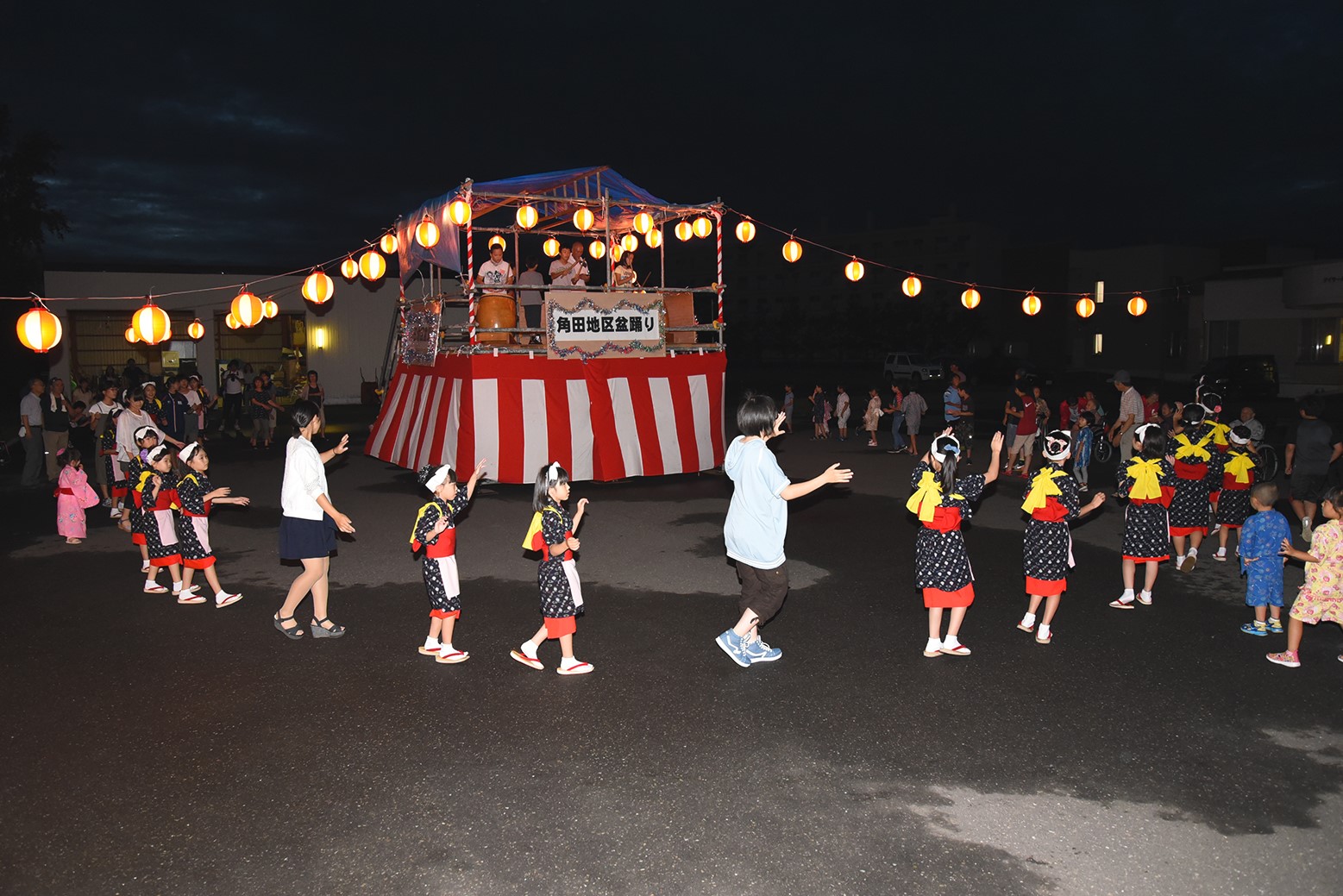 泉徳苑で開催＊角田地区盆踊り大会