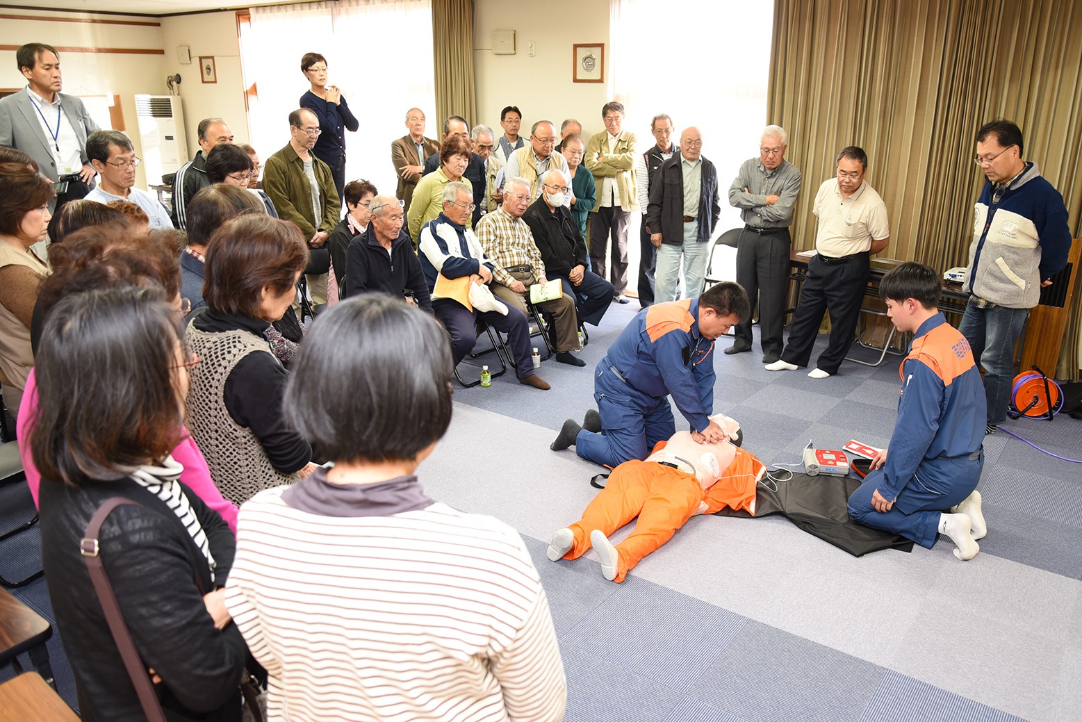 災害に備えて防災研修＊松風桜丘地域まちづくり協議会