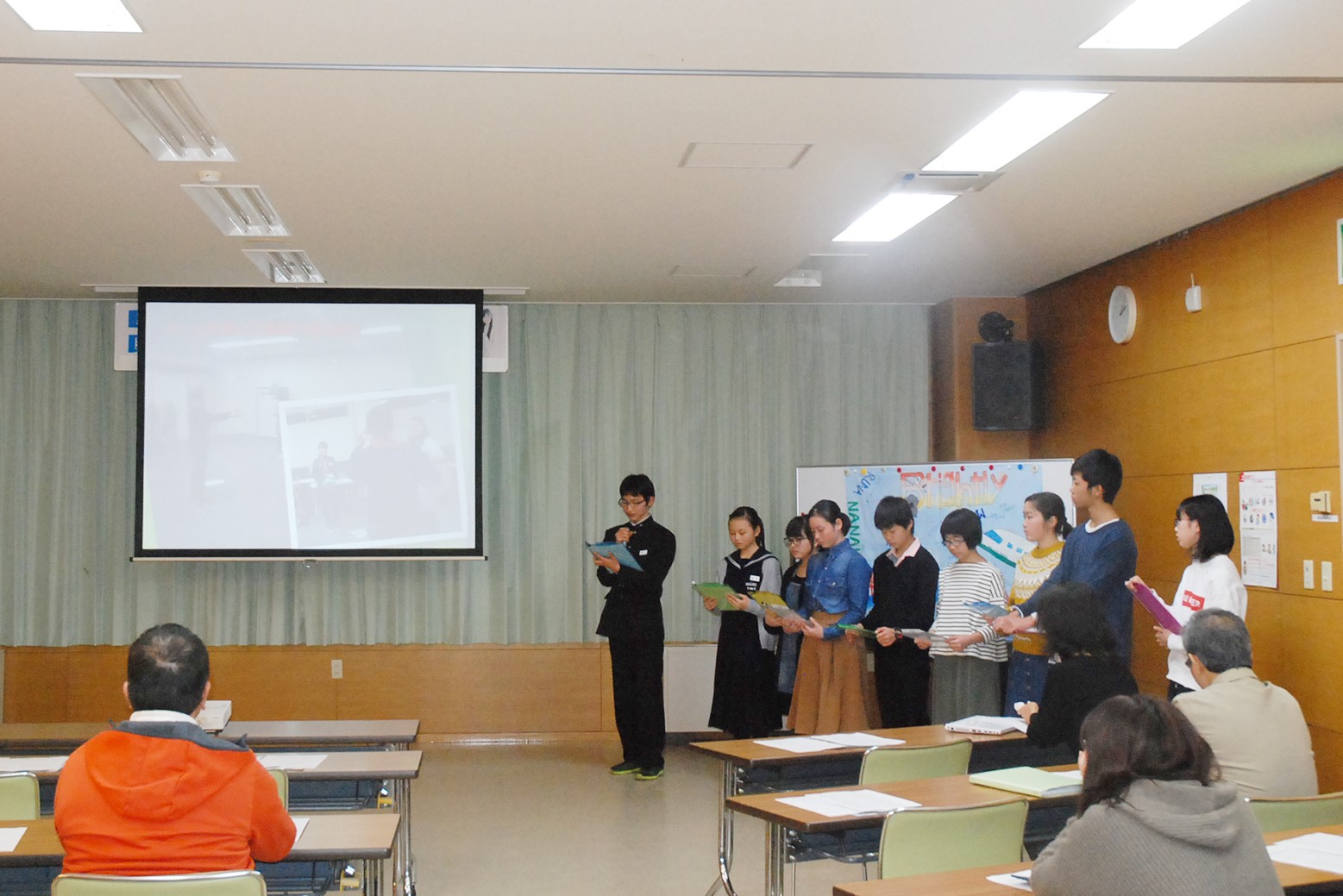 海外で学んだことを報告＊国際交流のつどい