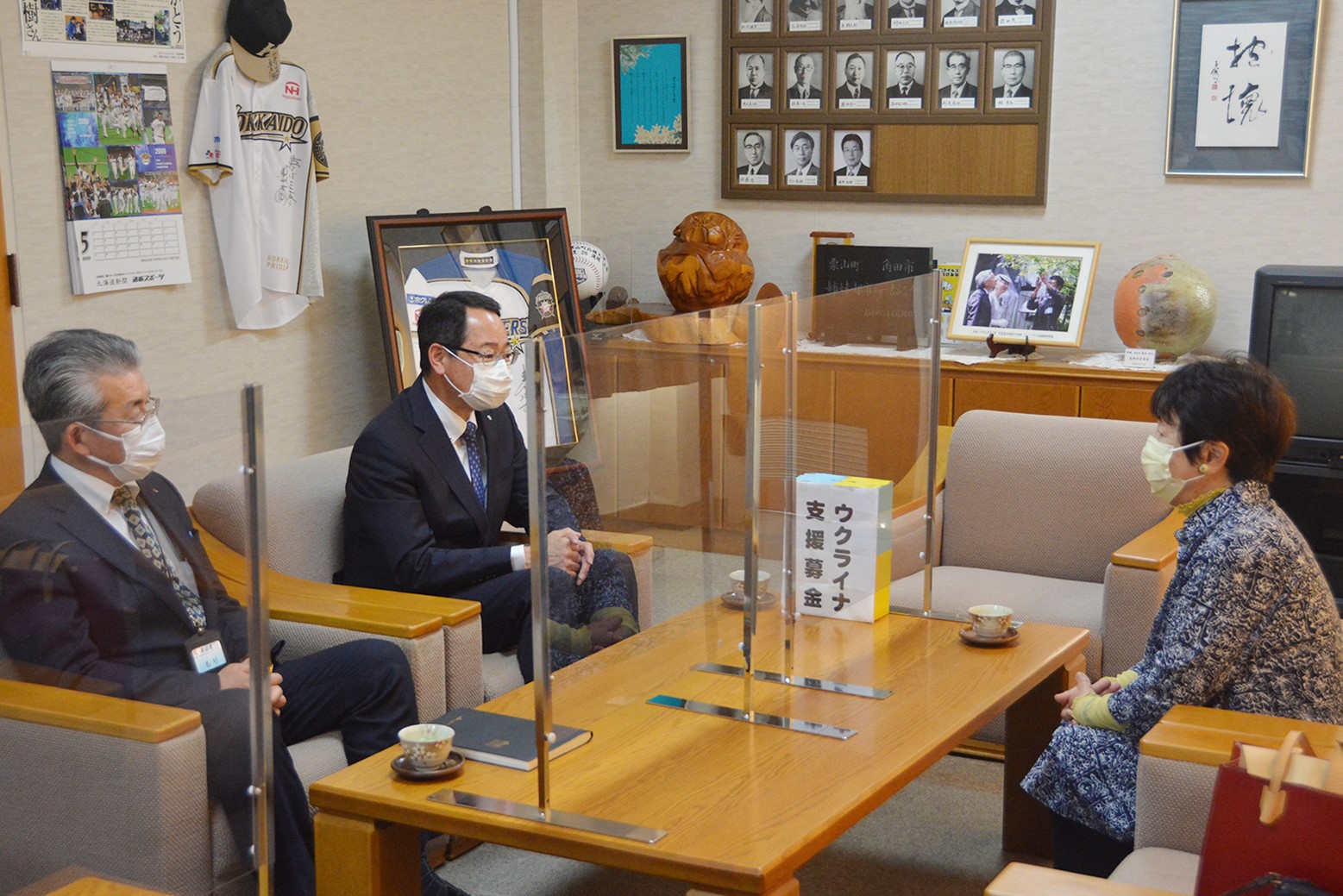 戦争の早期終結を願って＊栗山赤十字奉仕団がウクライナへの募金活動