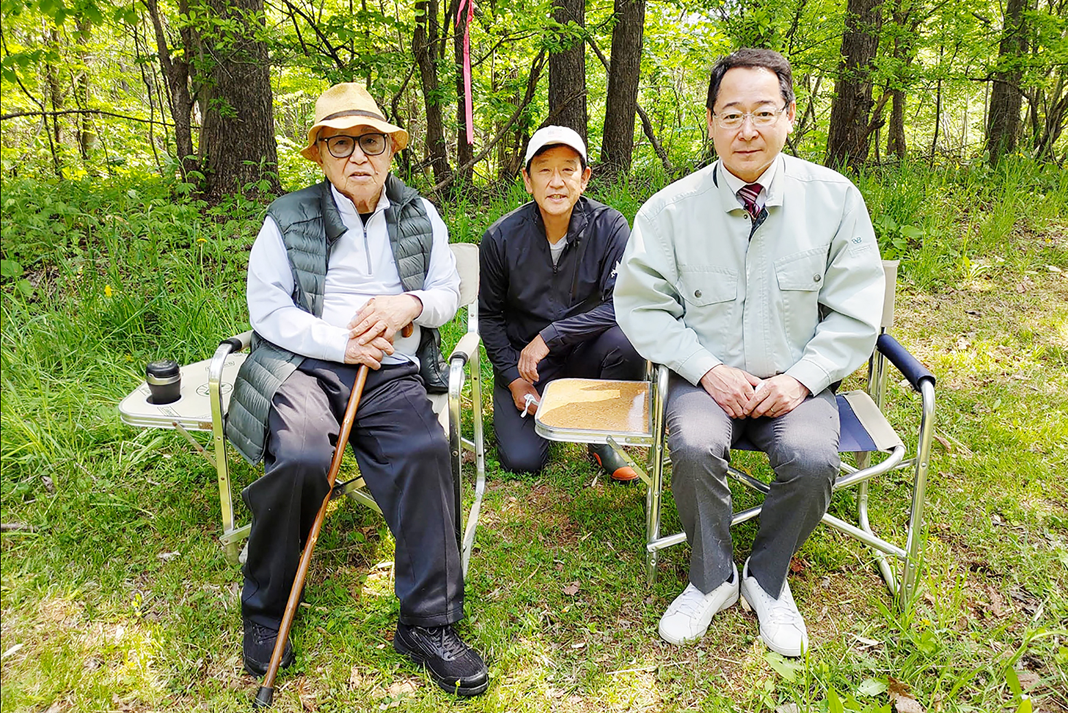 脚本家・倉本聰さんの植樹活動に参加