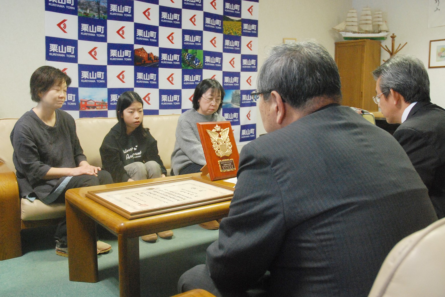 全道学校書道展で文部科学大臣賞＊福井里紗さん