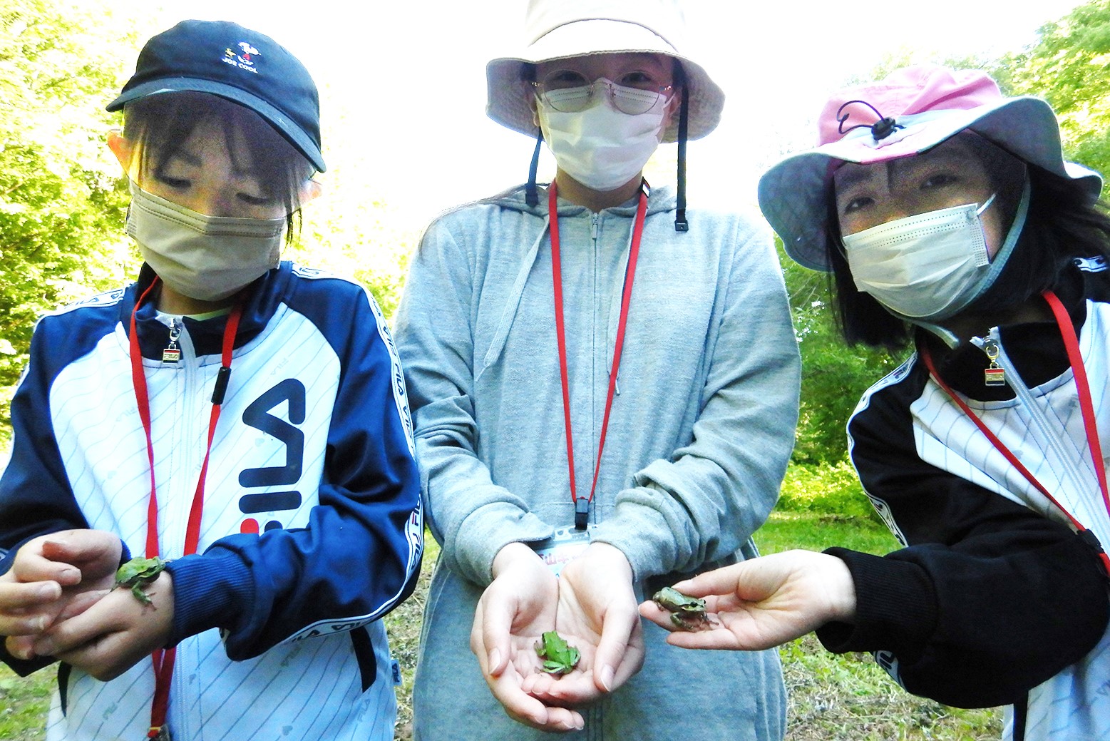 水辺の生き物を学ぶ＊栗山キッズクラブ