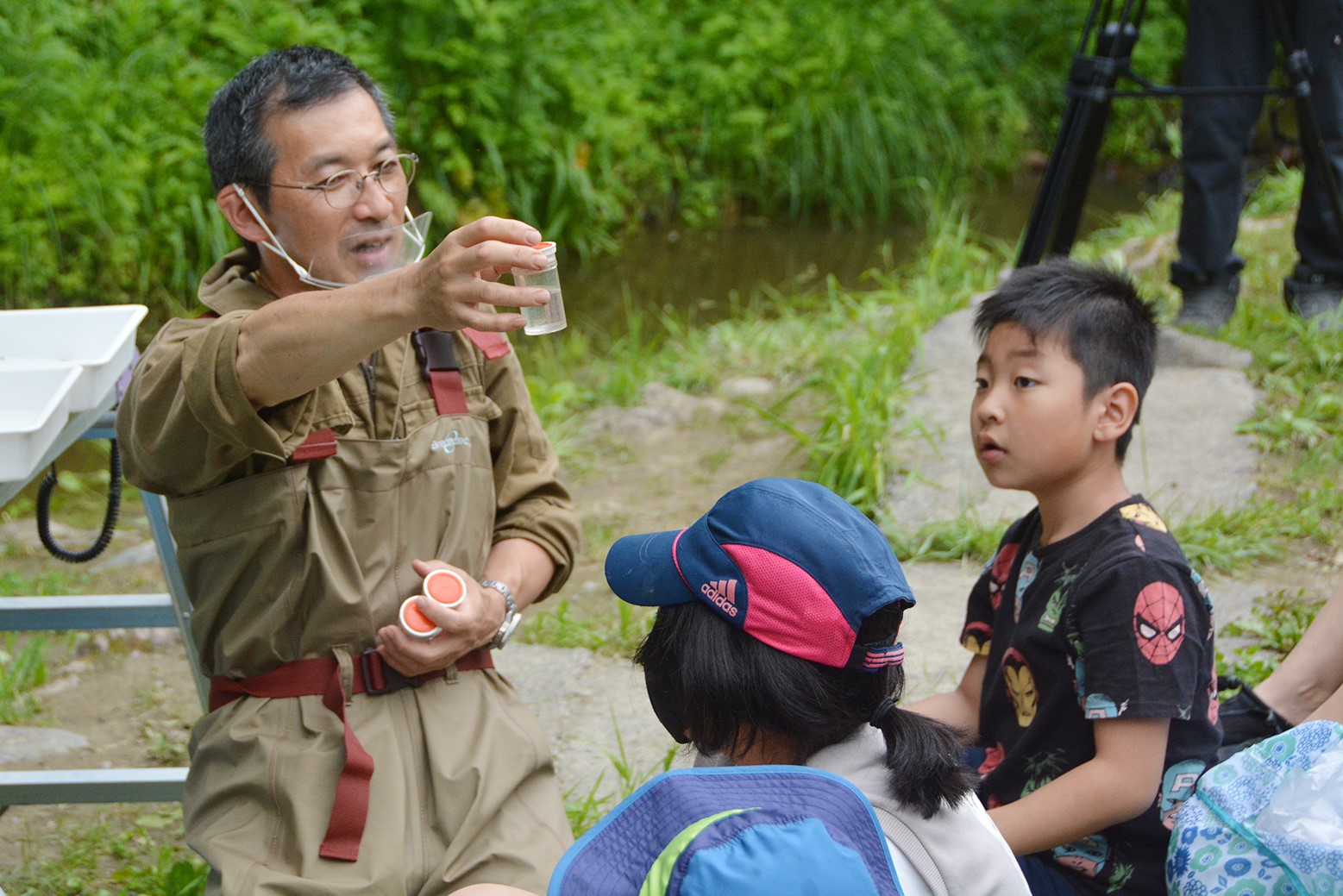 水田整備と生きもの観察＊ふる里山くり山の米づくり